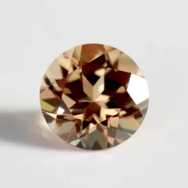 . Lab-grown Orange Sapphire