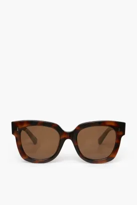 08 Oversized Square Tortoise Sunglasses