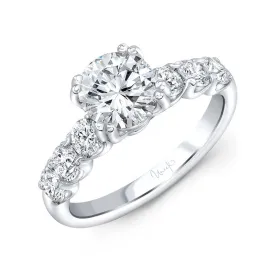 0.90ctw Round Engagement Ring