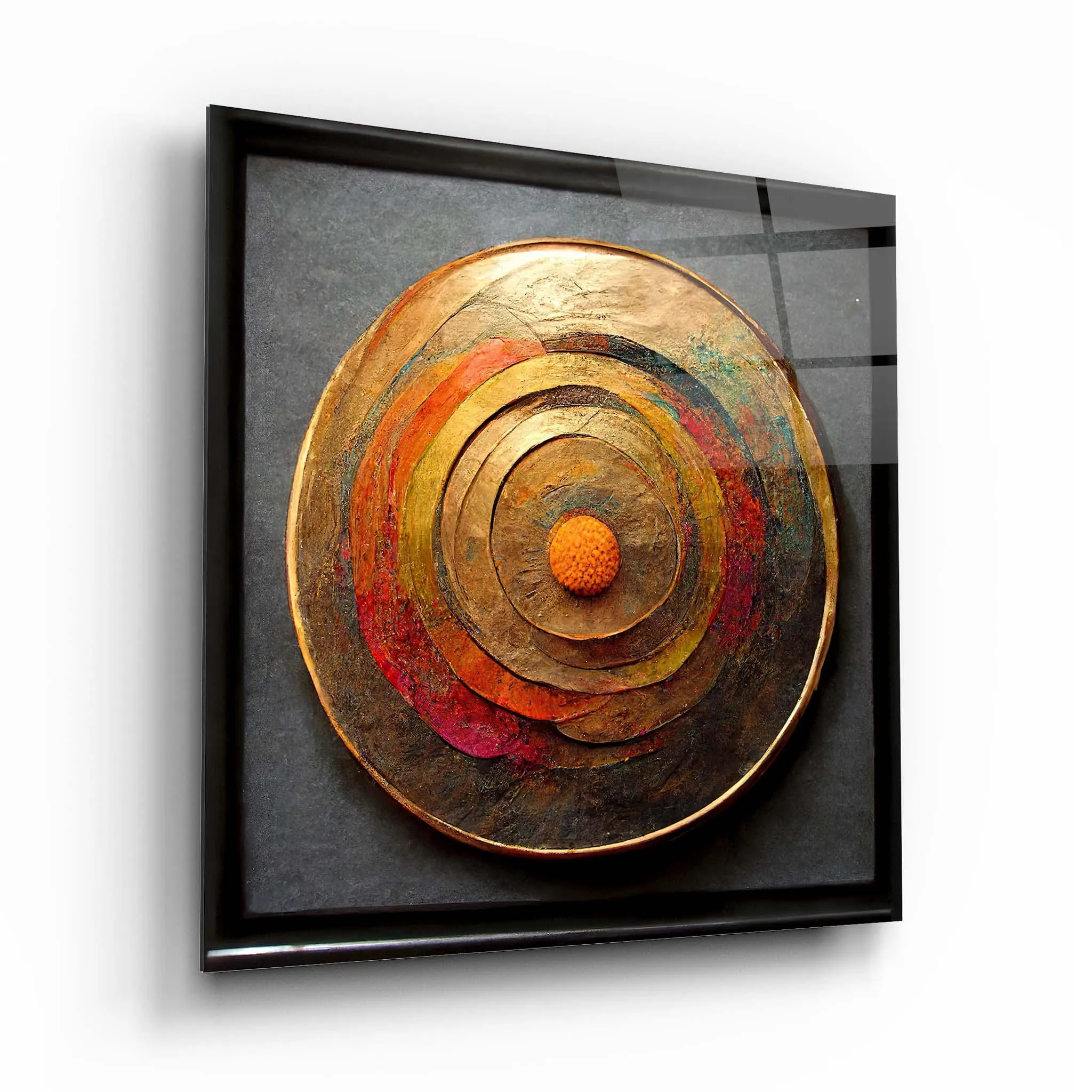 Abstract Glass Wall Art 9