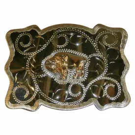 American Bison Western Belt Buckle