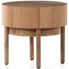 Atmore End Table, Amber Oak