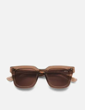 AY Studios Ruben Sunglasses - Transparent Coffee Brown