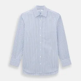 Blue Shadow Pinstripe Mayfair Shirt