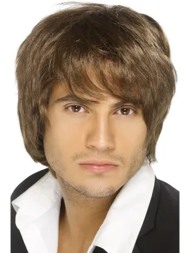 Boy Band Wig, Brown