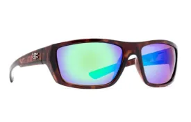 Calcutta Shock Wave Tortoiseshell Frames - Blue Mirror Lens - Polarized Sunglasses