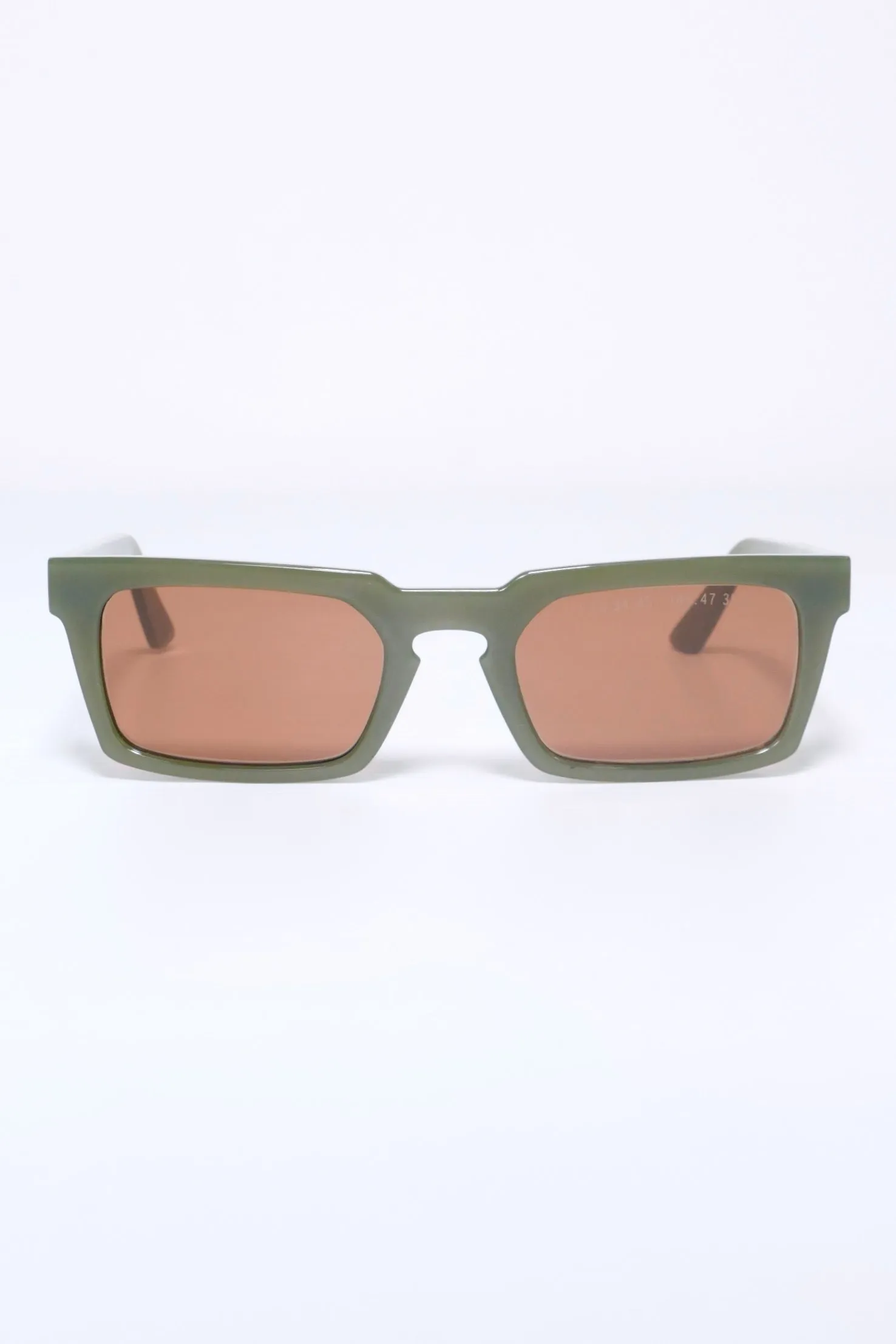 Clean Waves Type 02 Low Sunglasses - Green/Brown