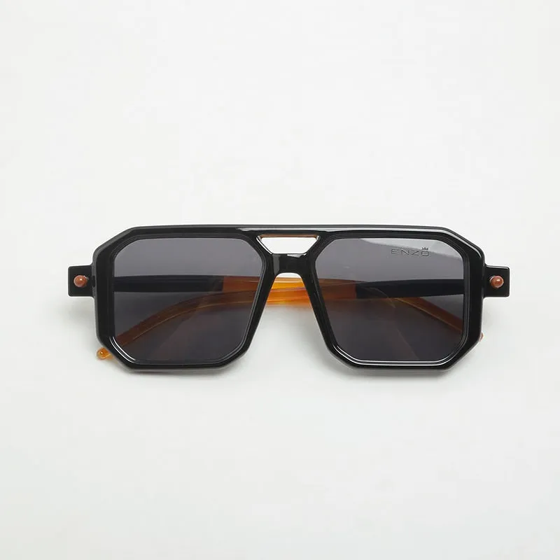 Enzo Detail Square (BLK) Sunglasses