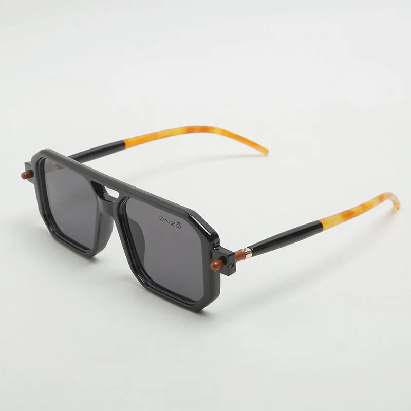 Enzo Detail Square (BLK) Sunglasses