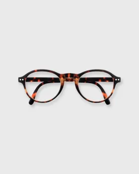 #F Folding Reading Glasses in Tortoise