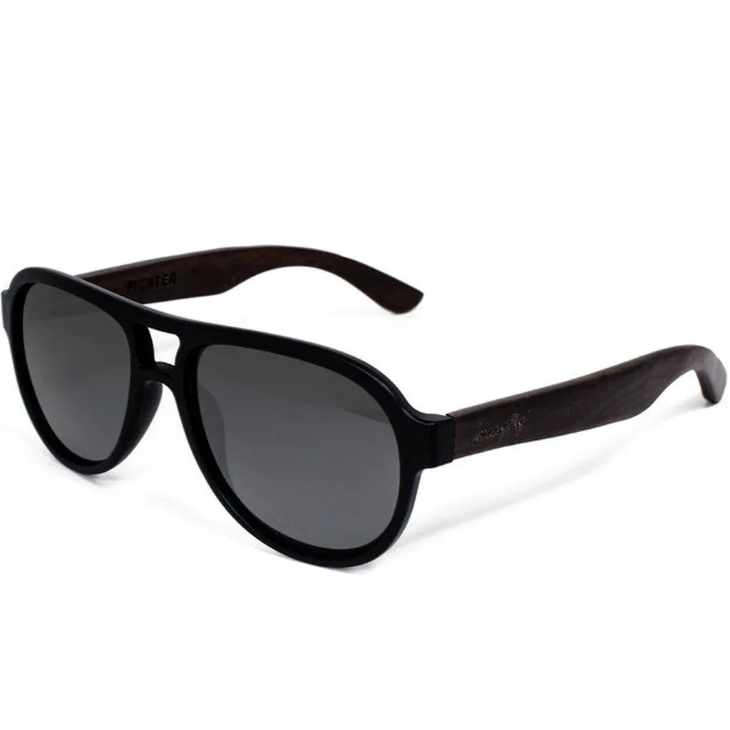 Fighter Ebony Wood Sunglasses