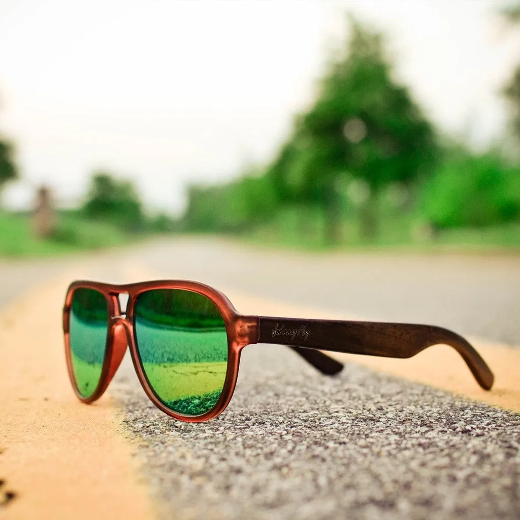 Fighter Ebony Wood Sunglasses