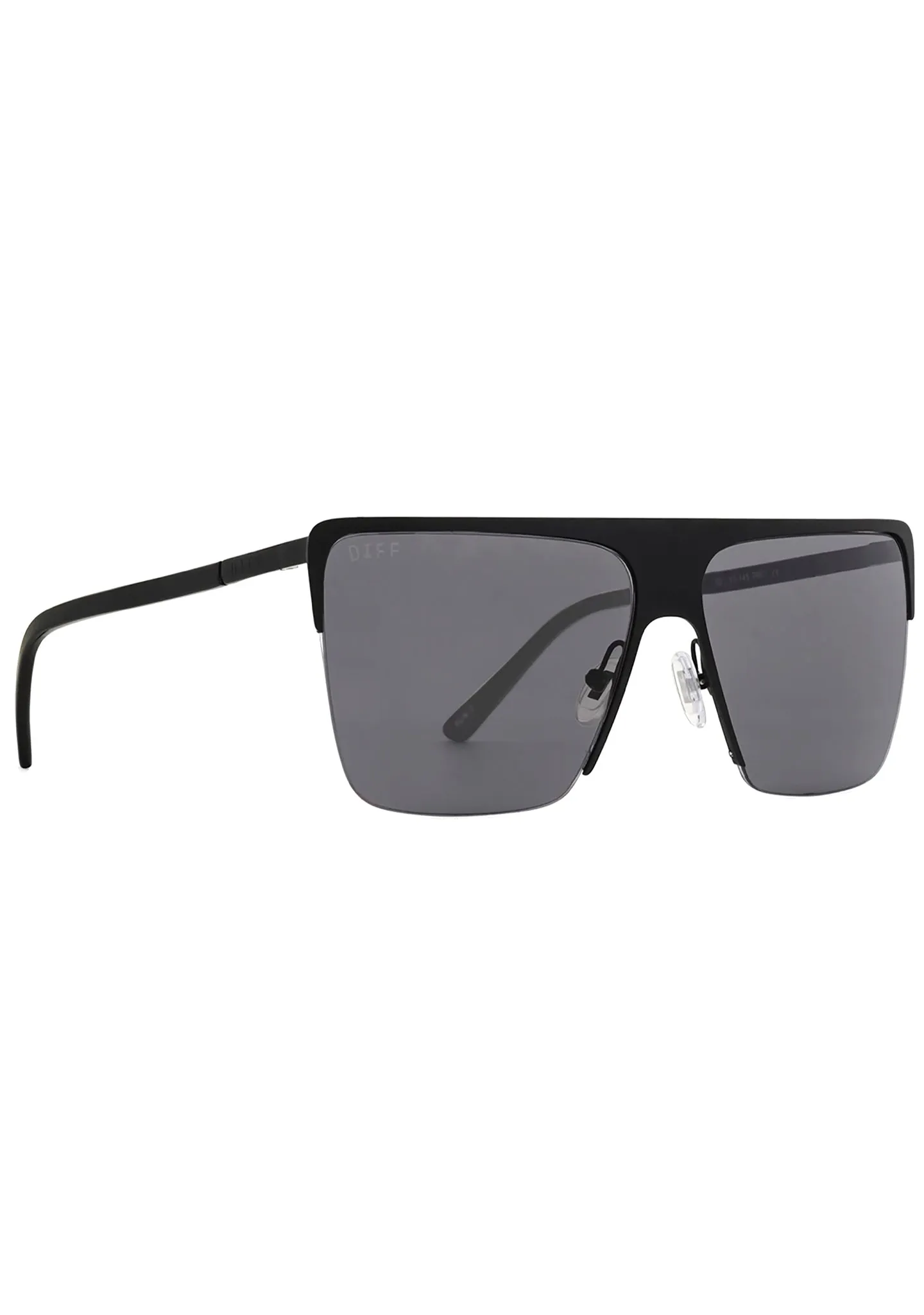 Kendra Sunglasses in Matte Black/Grey