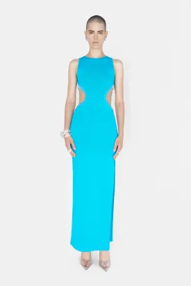 Mirrored Luna Dress - Turquoise