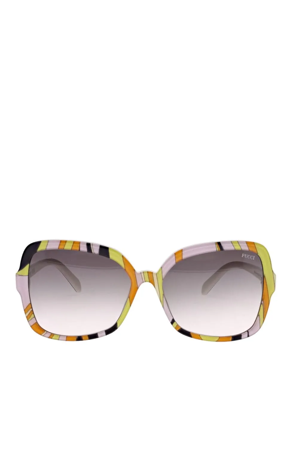 Orange Swirl Acetate Butterfly Sunglasses