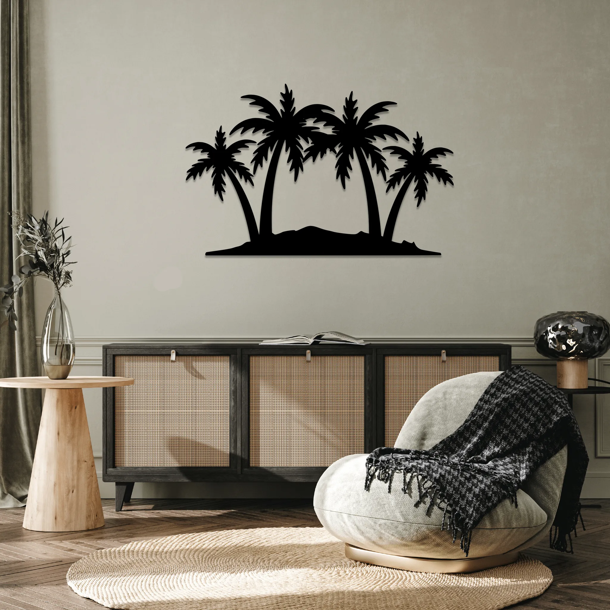 Palm Trees - Metal Wall Art