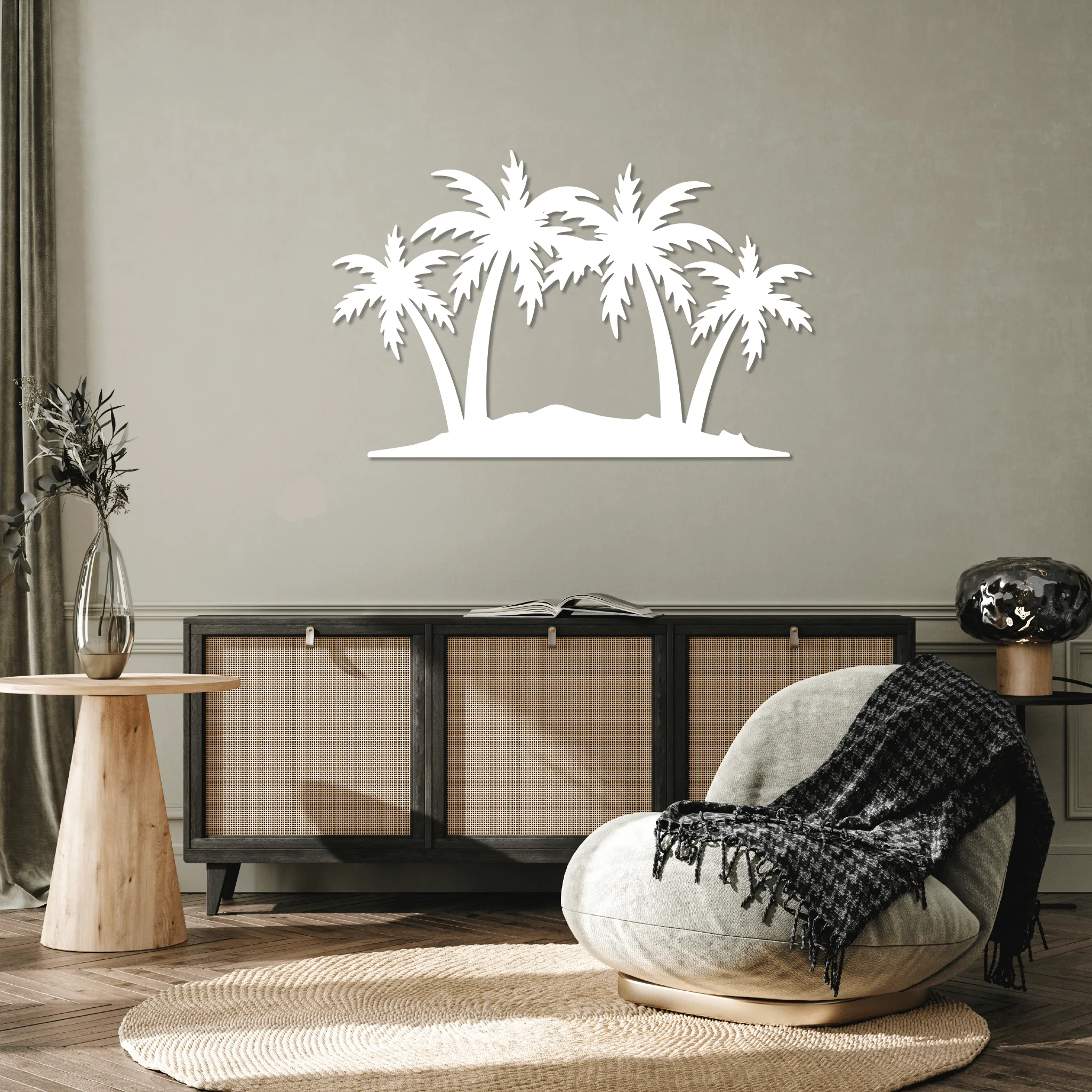 Palm Trees - Metal Wall Art