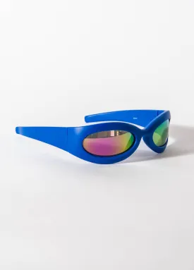 Polarized Gradient Oval Sunglasses