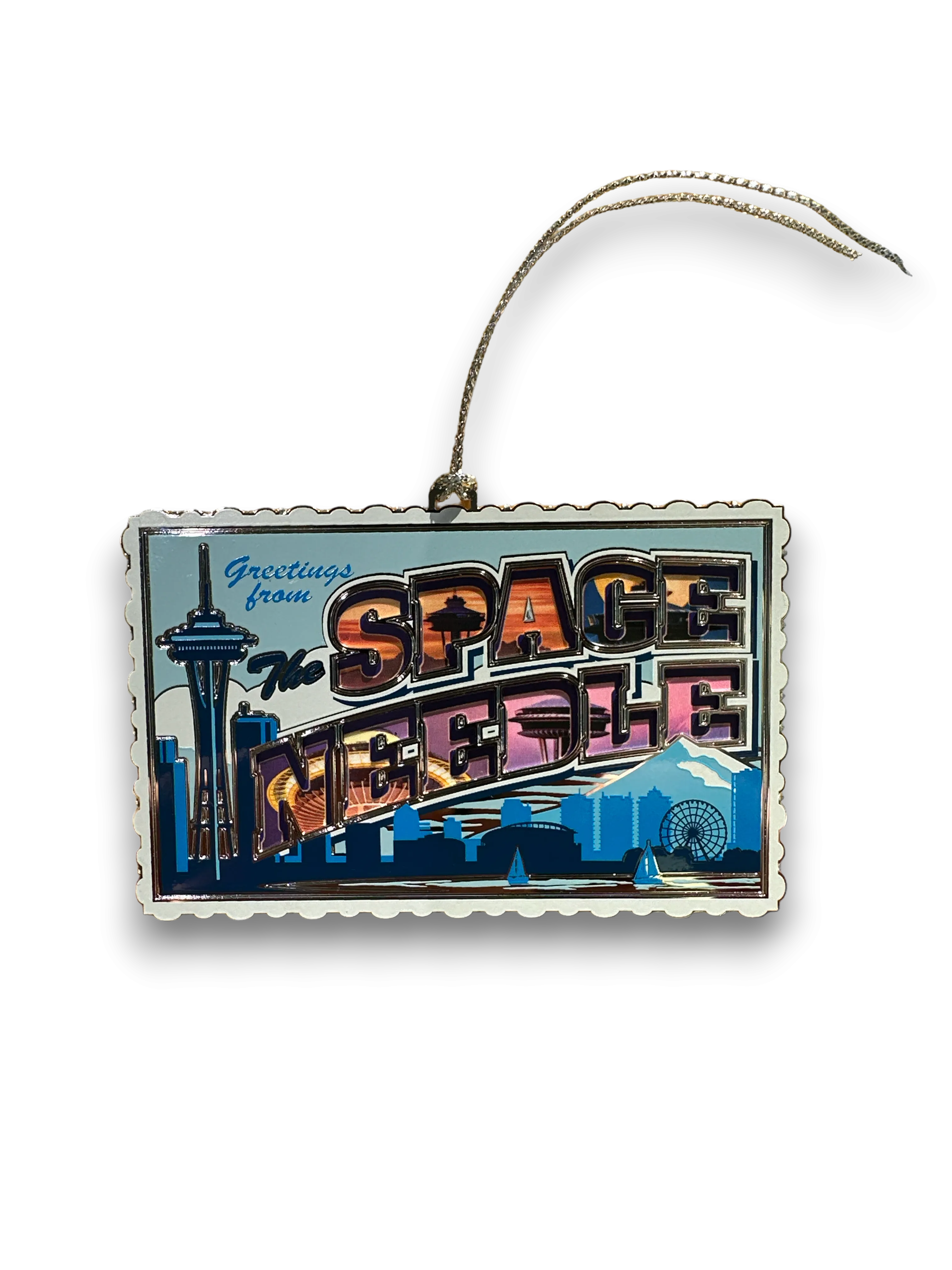 Postcard Metal Ornament