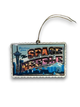 Postcard Metal Ornament