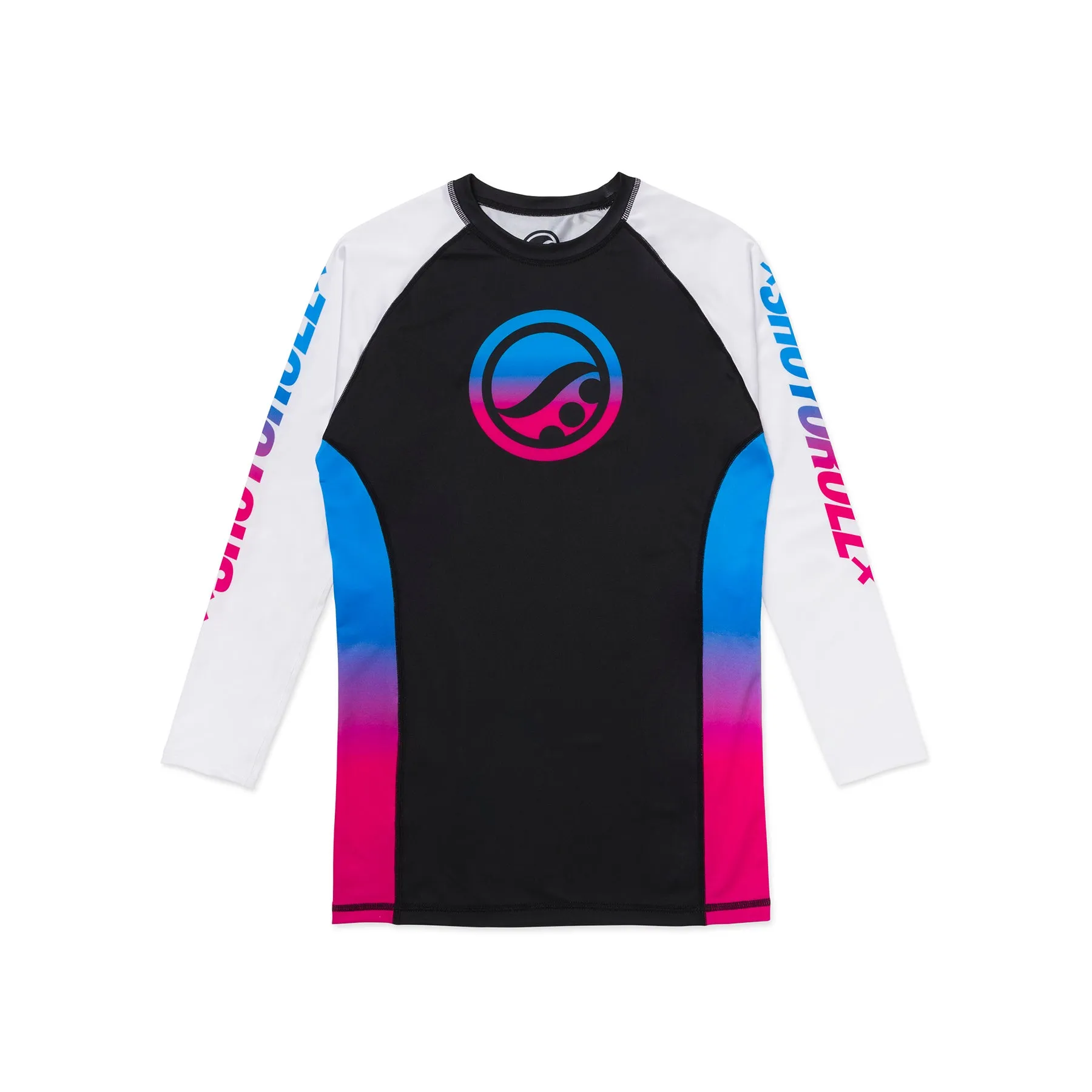 Retro Gradient Training Rash Guard LS (Blue-Pink)(Ambassador)