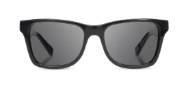 Shwood Canby XL Acetate Sunglasses - Black/Ebony - Grey Polarized