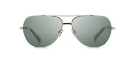 Shwood Redmond Metal Sunglasses - Sliver Titanium Ebony - G15