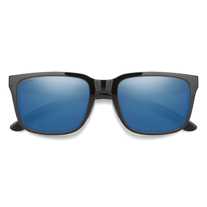 Smith Headliner Black Frame - ChromaPop Polarized Blue Mirror Lens - Polarized Sunglasses