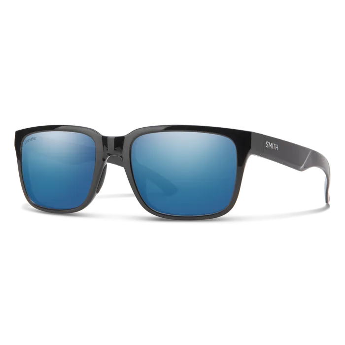 Smith Headliner Black Frame - ChromaPop Polarized Blue Mirror Lens - Polarized Sunglasses