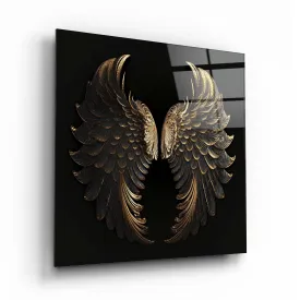 Wing Glass Wall Art